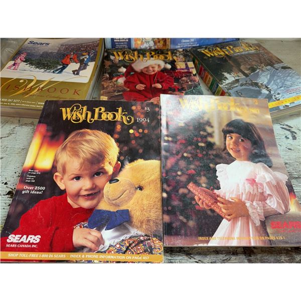 Sears Wish Book Christmas Catalogs, 1980s-2000s