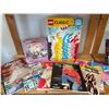 Image 1 : Lot: LEGO Classic 11032 Set, Marilyn Monroe Puzzle, Magazines, and Comics