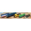 Image 3 : HO Scale Model Train Set With Rolling Stock, Track, Books, Mixed Brands