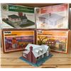 Image 1 : Bachmann and Tyco HO Scale Building Kits and Assembled House