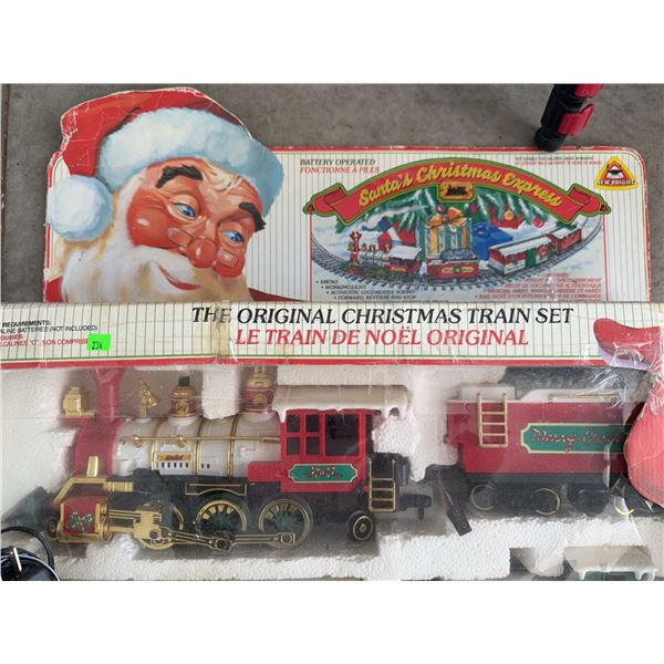 Santa's Christmas Express Train Set with Track and Accessories