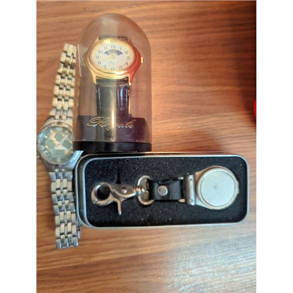 3 Watches: Royale Quartz, Water Resistant Watch, Maple Leaf Clip Watch