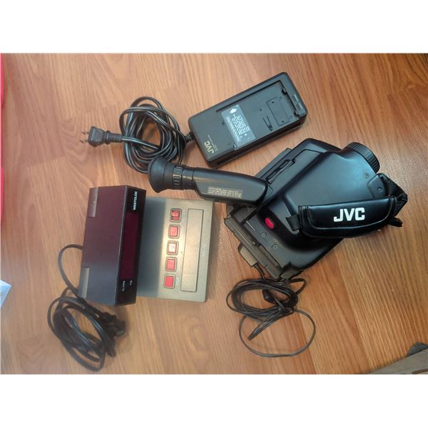 JVC GR-AX2U Compact VHS Camcorder with Westclox Digital Clock