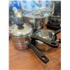 Image 3 : Kitchenware Lot Including Cookware, Utensils, and Flatware