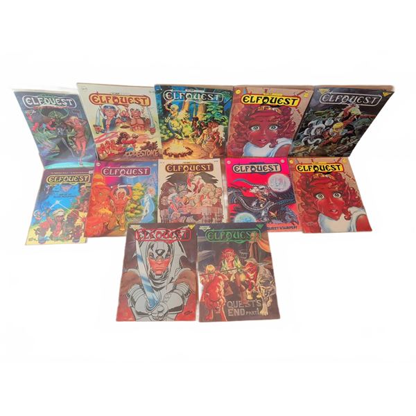 ElfQuest Comic Book Assortment Including Siege at Blue Mountain