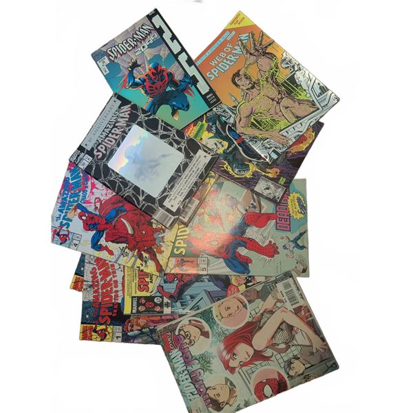 Marvel Spider-Man Comic Book Lot, Including Hologram Edition