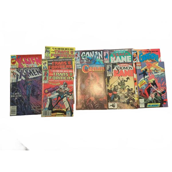 10 Marvel and DC Comic Books Assorted Titles