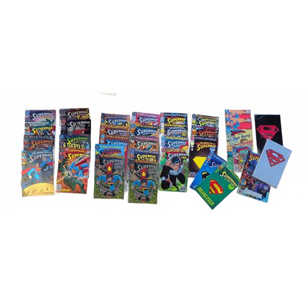 Massive Superman Comic Haul With Collector Issue