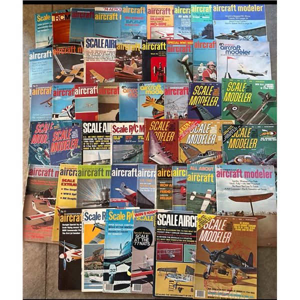Model Aircraft and Modeling Magazines, 38 Issues
