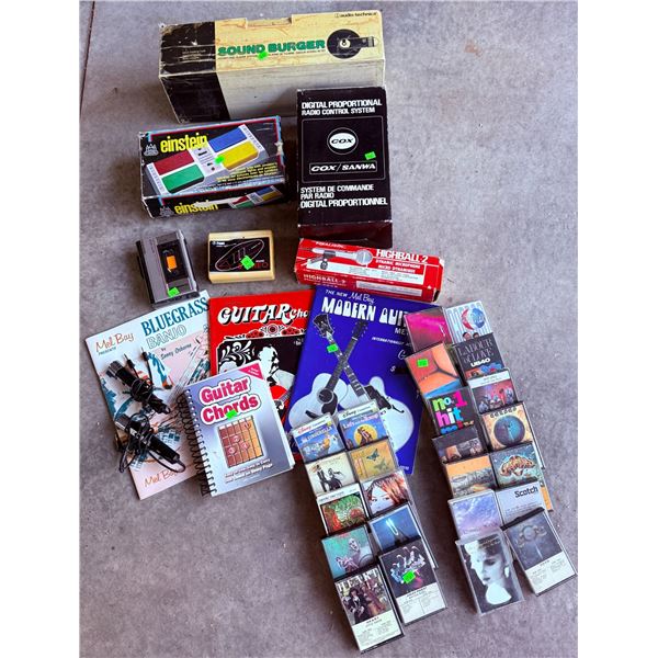 Audio-Technica Sound Burger, Casio Einstein, Cox Radio Control, Tapes and Manuals