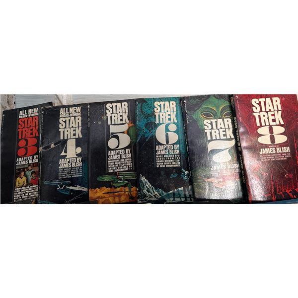 Star Trek Paperback Books by James Blish and Others