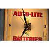 Image 2 : Vintage "Auto-Light Batteries" Associated Advertising Weston Ontario electric light up wall clock, w