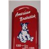 Image 4 : Vintage metal and porcelain "American Brakeblok" thermometer (fahrenheit) 35 1/2" H X 8 1/4"W