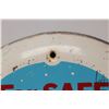 Image 7 : Vintage metal and porcelain Trico Wiper Blades advertising thermometer (fahrenheit) marked Made in U
