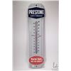 Image 1 : Vintage metal and porcelain Prestone Antifreeze thermometer (fahrenheit) marked Made in USA,  36" H 