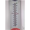 Image 4 : Vintage metal and porcelain Prestone Antifreeze thermometer (fahrenheit) marked Made in USA,  36" H 