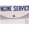 Image 3 : Vintage metal and porcelain Sealed Power Pistol Rings thermometer ( fahrenheit) marked Made in USA, 