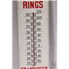 Image 5 : Vintage metal and porcelain Sealed Power Pistol Rings thermometer ( fahrenheit) marked Made in USA, 