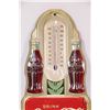 Image 4 : Vintage metal and porcelain Coca-Cola thermometer ( fahrenheit) 15 1/2" H X 7" W