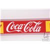 Image 4 : Vintage metal and porcelain "Enjoy Coca-Cola Here" door push, 31 1/2" X 3"