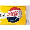 Image 4 : Vintage metal and porcelain "Enjoy A Pepsi" advertising sign, marked P & M Orillia and P.M.24E,  12"