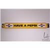 Image 1 : Vintage metal and porcelain " Have A Pepsi" door push 31 1/2" L X 3" W
