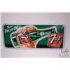 Image 1 : Vintage metal and porcelain "Your Fresh Up 7-UP", marked Made in Canada St. Thomas Metal Sign,  12 1