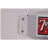 Image 3 : Vintage metal and porcelain "Fresh-up with 7UP" 31 1/2" L X 3" W