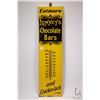 Image 1 : Vintage metal and porcelain Eatmore Lowney's Chocolate Bars (fahrenheit) marked General Steelwares L