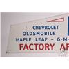 Image 2 : Vintage metal and porcelain GMC dealership sign 36" W X 10" H