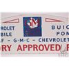 Image 3 : Vintage metal and porcelain GMC dealership sign 36" W X 10" H
