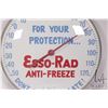 Image 2 : Vintage Esso Rad Anti-Freeze 12" diameter temperature gauge
