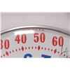 Image 2 : Vintage Master Feeds 12" diameter temperature gauge