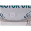 Image 2 : Vintage Valvoline Motor Oil 12" diameter temperature gauge