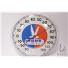 Image 1 : Vintage Burd Graf-Flox Piston Rings 12" diameter temperature gauge