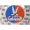 Image 2 : Vintage Burd Graf-Flox Piston Rings 12" diameter temperature gauge