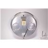 Image 4 : Vintage Perfect Circle Piston Rings electric wall mount clock, 16" in diameter, working at time of c