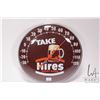 Image 1 : Vintage HIres Root Beer 12" diameter temperature gauge