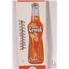Image 3 : Vintage Orange Crush 19" X 6" temperature gauge