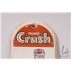 Image 5 : Vintage Orange Crush 19" X 6" temperature gauge