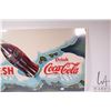 Image 3 : Vintage cardboard Coca-Cola sign, 20" X 36"