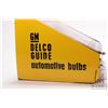 Image 9 : Vintage GM Delco Automotive Bulb retail display cabinet with contents of a large assortment of bulbs