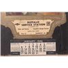 Image 2 : Vintage Buffalo Service Station, Wainwright, Alta cardboard1946 calendar