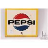 Image 2 : Vintage metal and porcelain "Pepsi" wall mount thermometer dated 1964, 28" tall x 7-1/4" wide