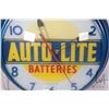 Image 2 : Vintage Auto-Lite Batteries electric wall clock, 19" in diameter, working at time of cataloguing