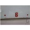 Image 2 : Vintage Canadian Neon-Ray Clock Company illuminated electric wall clocking, working at time of catal