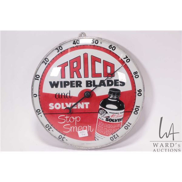 Vintage Trico Wiper Blades 12" diameter temperature gauge