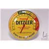Image 1 : Vintage Pittsburgh Ditzler Automotive Finishes 12" diameter temperature gauge
