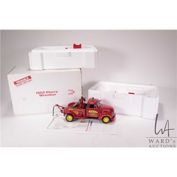 Danbury Mint 1:24th scale 1953 Chevy wrecker tow truck