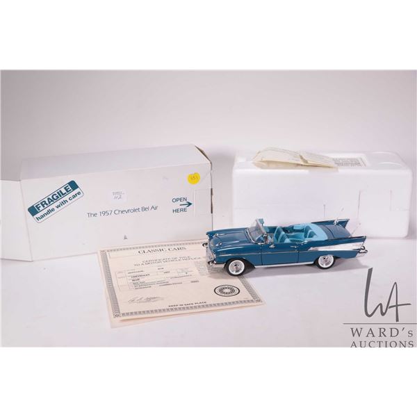 Danbury Mint 1:24th scale The 1957 Chevrolet Bel Air